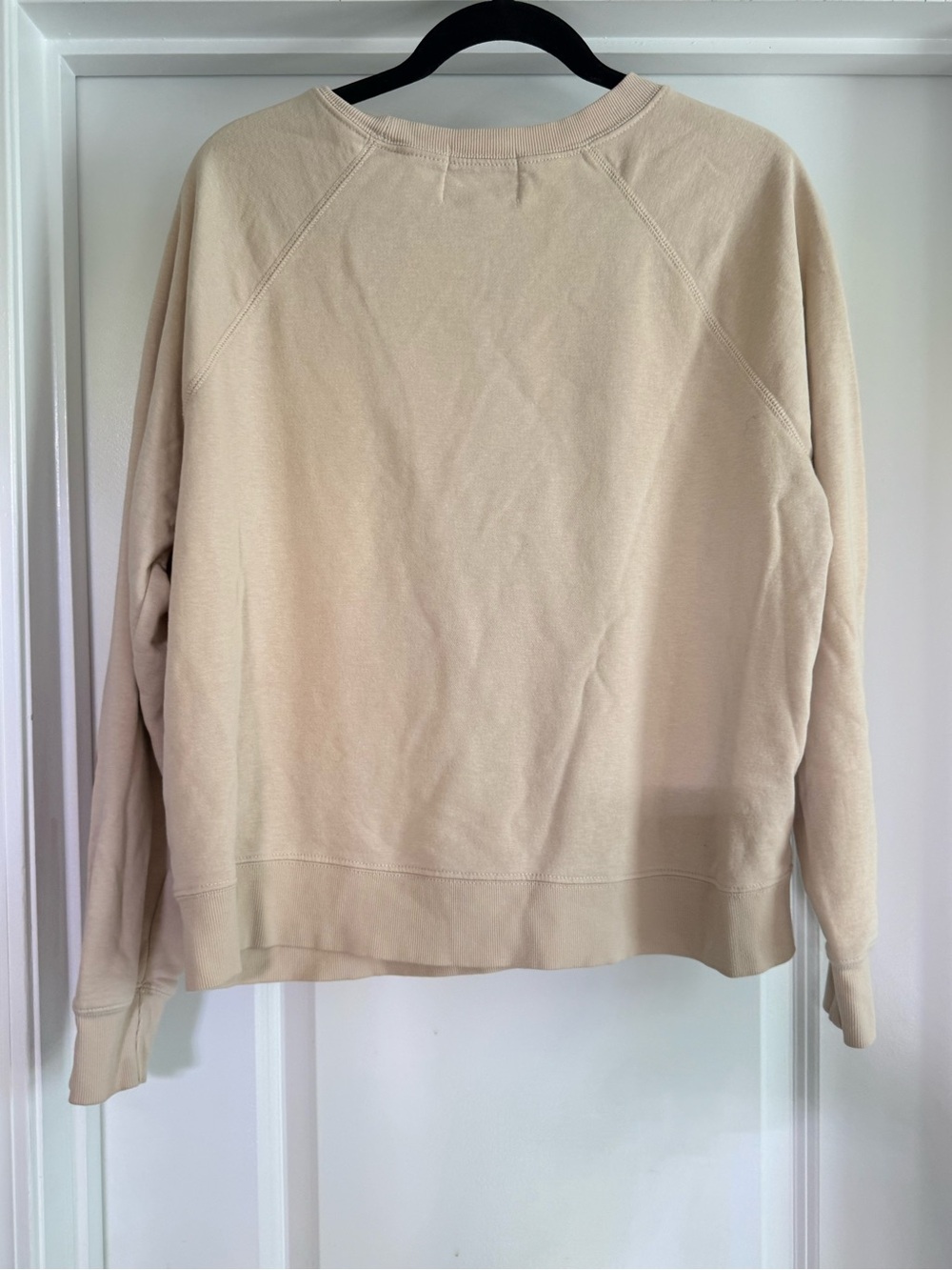 Coca Cola Beige Sweatshirt with White Polar Bear Trio and Red 'Coke' Sleeve Logo - Picture 4 of 5